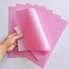 Rollo de PVC r&iacute;gido rosa de alta calidad para muebles y conformado al vac&iacute;o 
