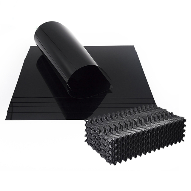 Ocan Rollo de PVC mate negro de tama&ntilde;o personalizado para torres de enfriamiento